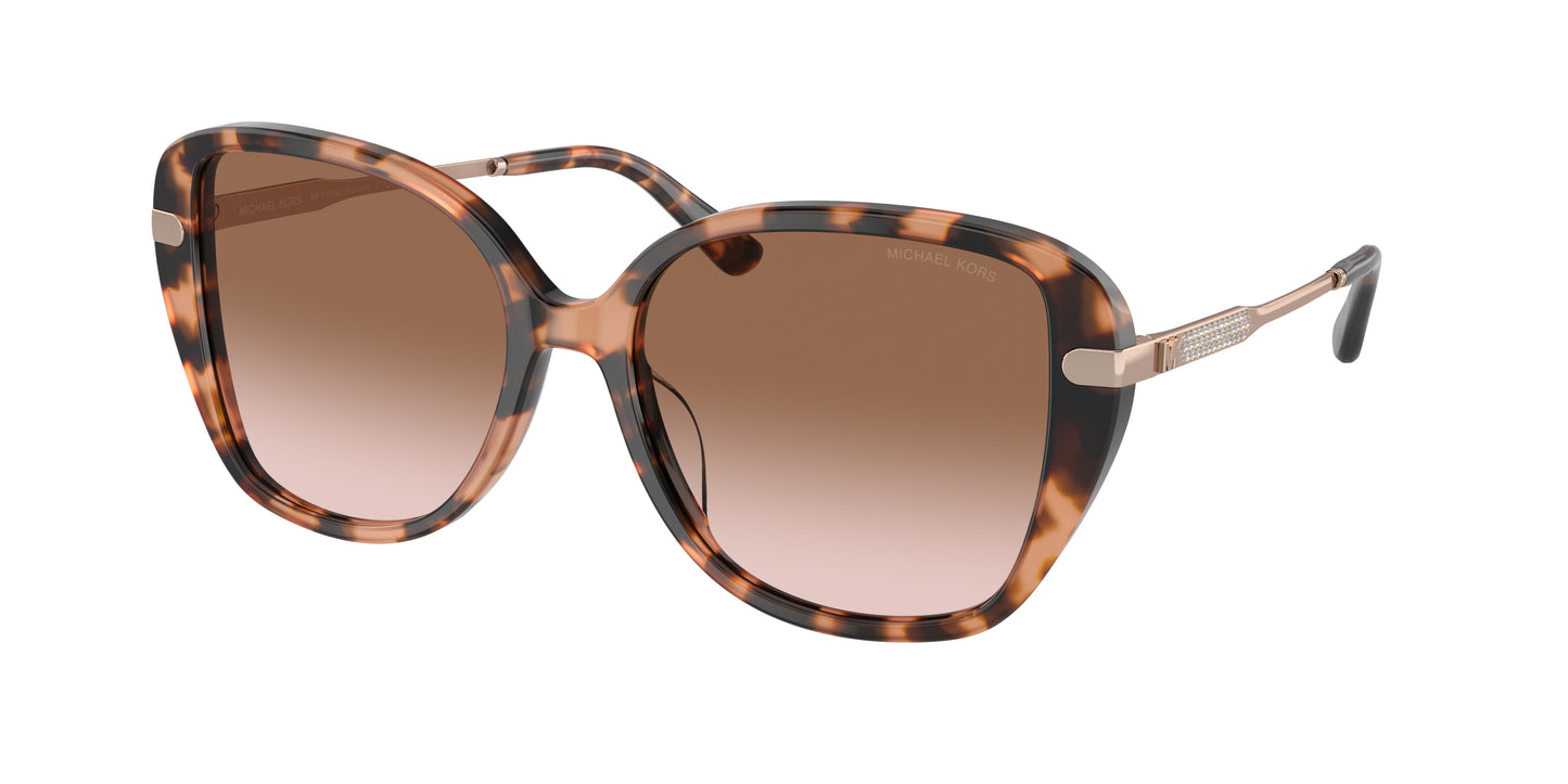 Michael Kors FLATIRON MK2185BU Square Sunglasses  344913-Pink Tortoise 54-140-17 - Color Map Tortoise