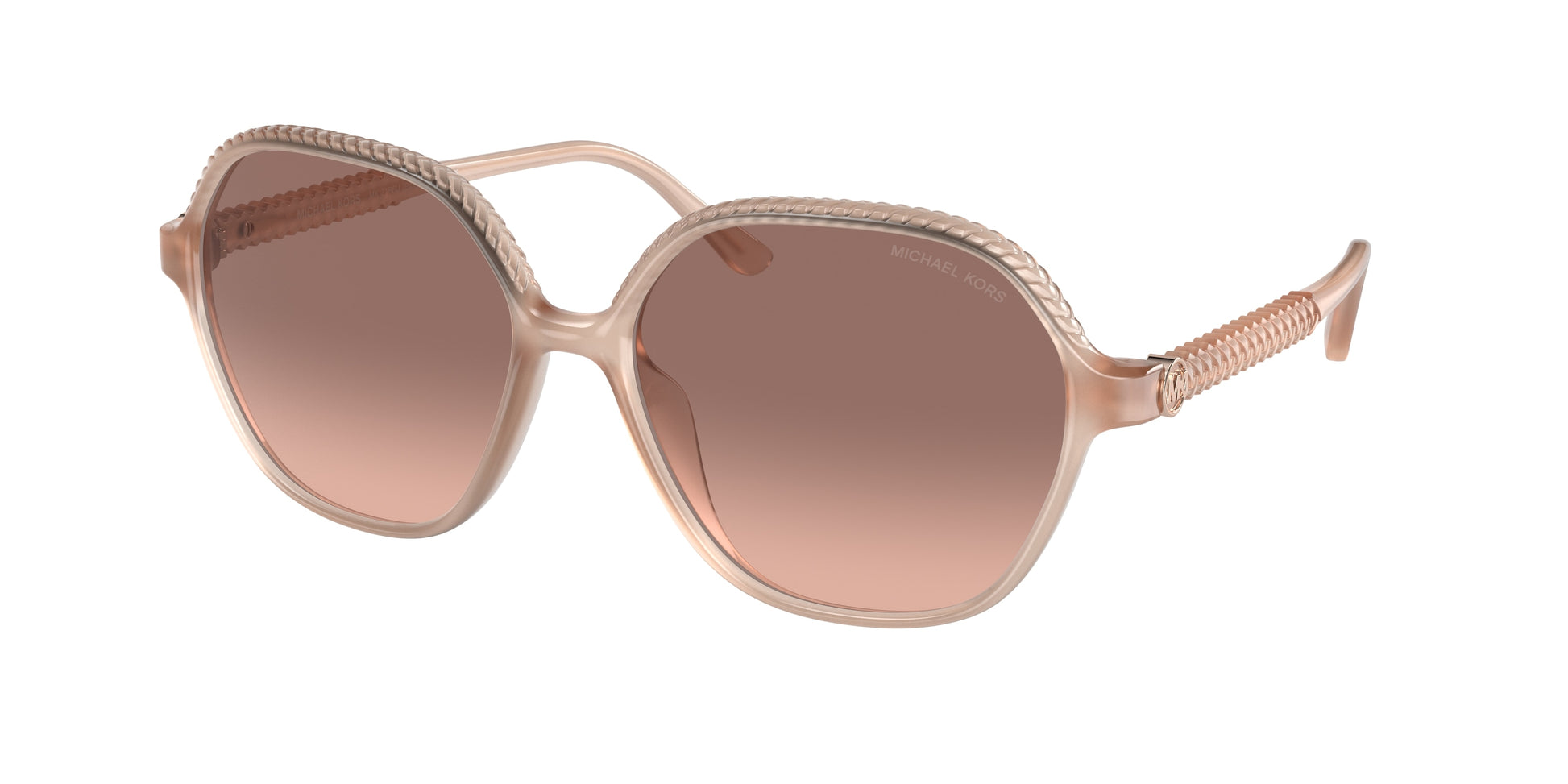 Michael Kors BALI MK2186U Irregular Sunglasses  344913-Milky Pink 58-140-16 - Color Map Pink