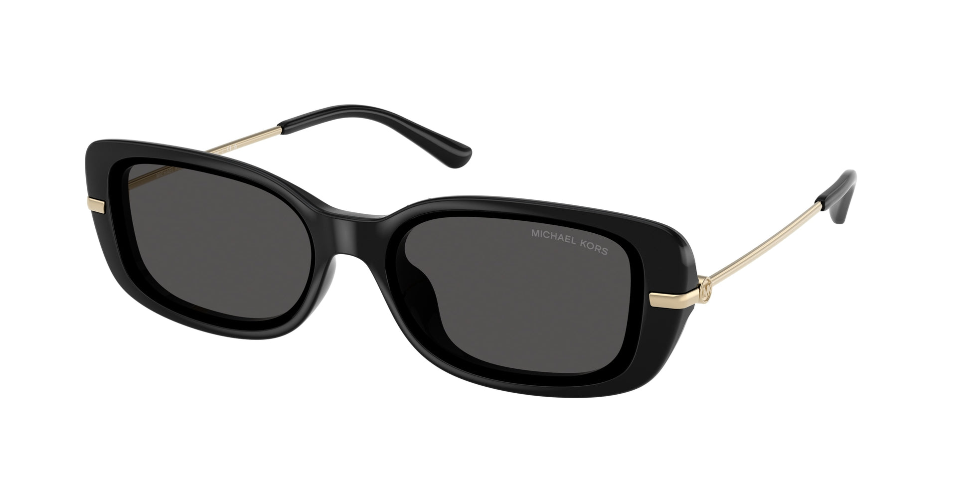 Michael Kors CAPELLA MK2228D Rectangle Sunglasses  300587-Black 57-145-16 - Color Map Black