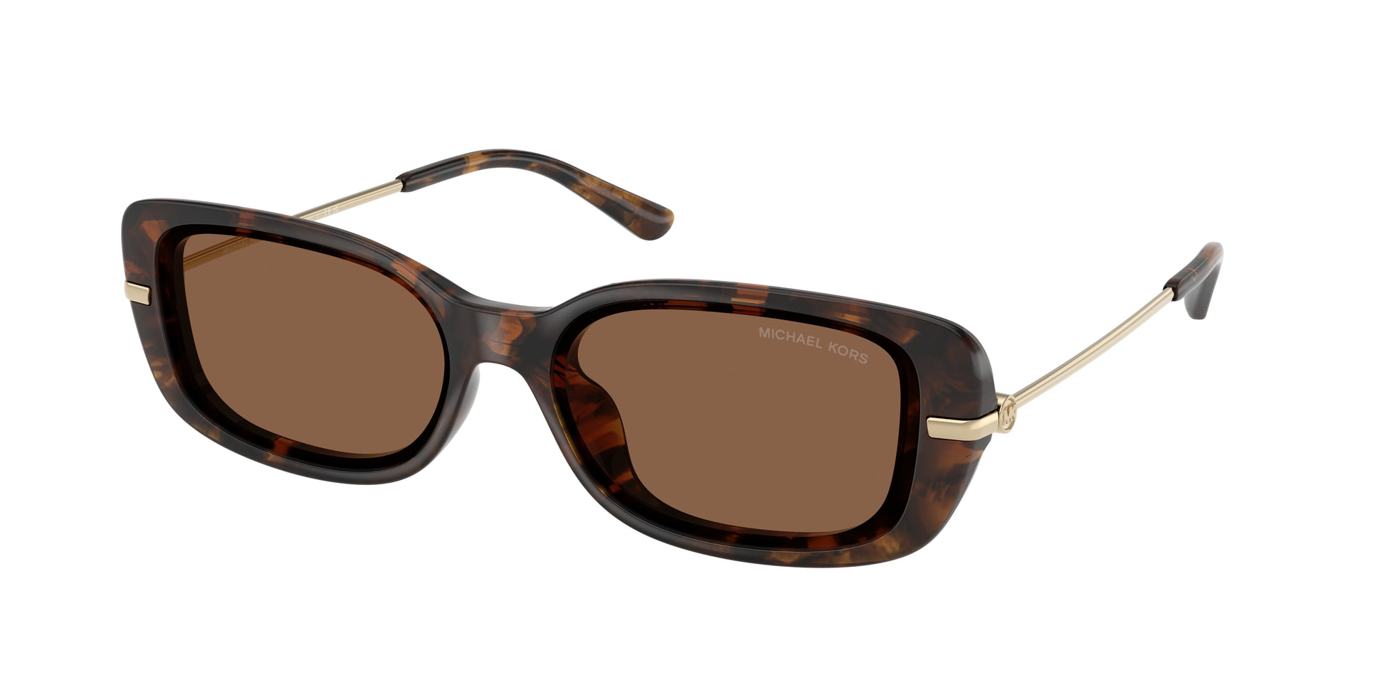 Michael Kors CAPELLA MK2228D Rectangle Sunglasses  30063G-Dark Tortoise 57-145-16 - Color Map Tortoise