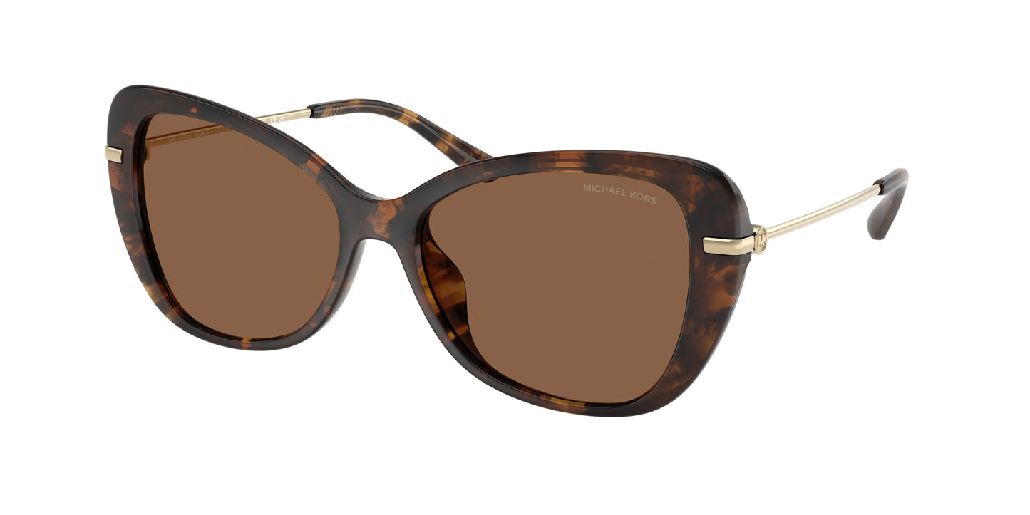 Michael Kors SAINT CROIX MK2230U Butterfly Sunglasses  30063G-Dark Tortoise 56-140-16 - Color Map Tortoise