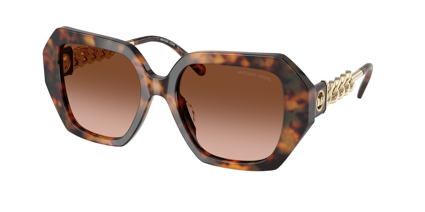 Michael Kors SOUTH BEACH MK2232U Square Sunglasses  39043B-Jet Set Tortoise 54-140-18 - Color Map Tortoise