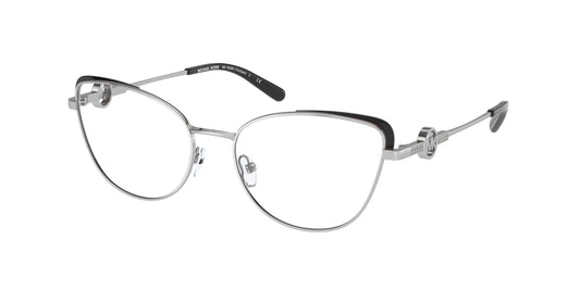 Michael Kors TRINIDAD MK3058B Cat Eye Eyeglasses  1153-Silver 54-140-17 - Color Map Silver
