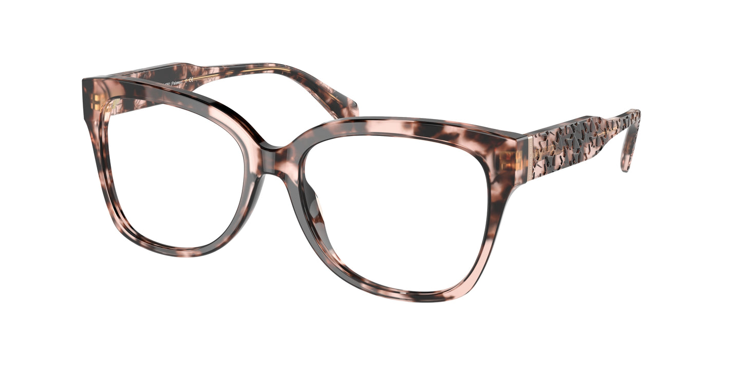 Michael Kors PALAWAN MK4091 Square Eyeglasses 3009-Pink Tortoise 54-140-16 - Color Map Tortoise