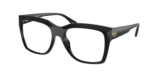 Michael Kors SARASOTA MK4144U Square Eyeglasses  3005-Black 53-140-17 - Color Map Black
