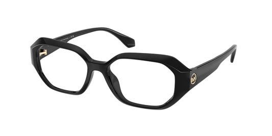 Michael Kors ISLAMORADA MK4147U Irregular Eyeglasses  3005-Black 52-140-16 - Color Map Black