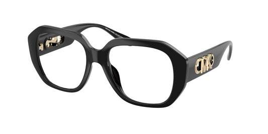 Michael Kors VALLETTA MK4148U Irregular Eyeglasses  3005-Black 52-145-17 - Color Map Black