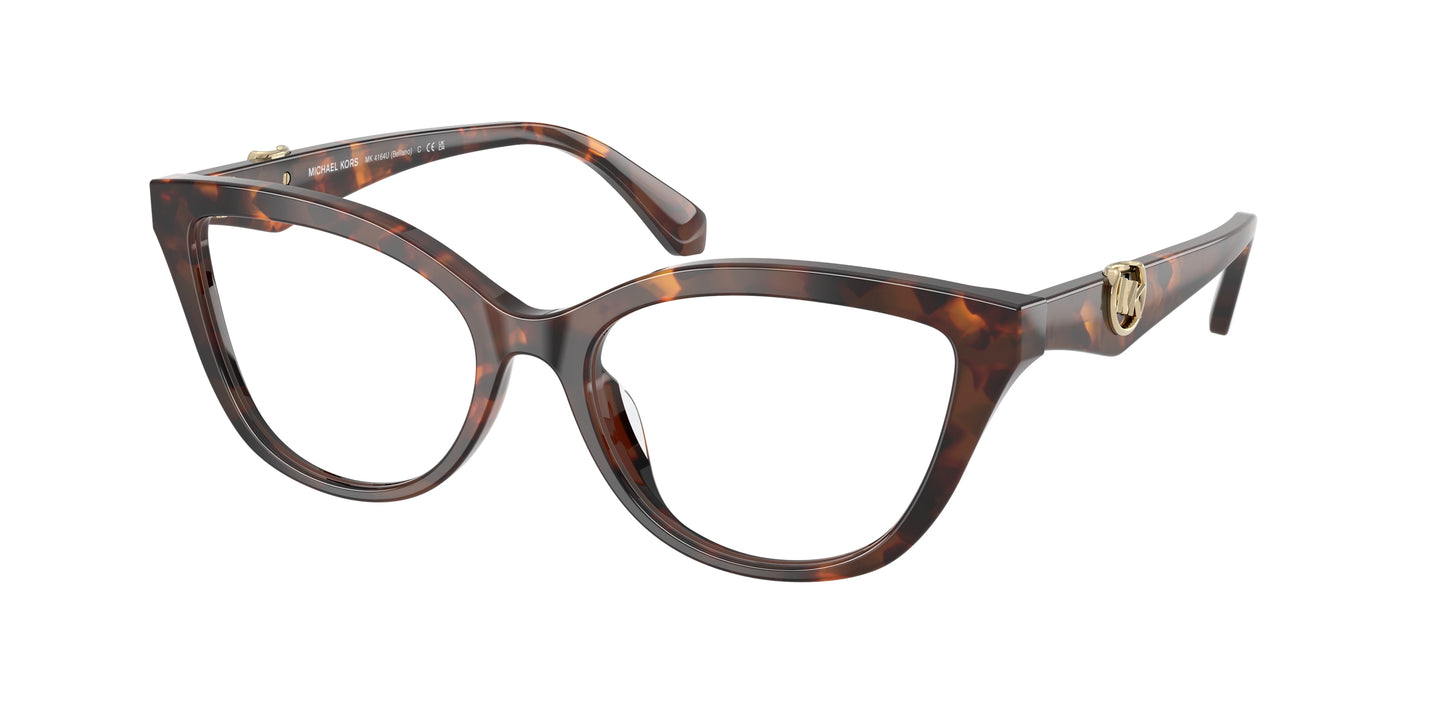 Michael Kors BELLANO MK4164U Cat Eye Eyeglasses  4031-Luggage Tortoise 54-140-17 - Color Map Tortoise