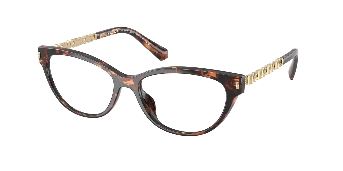 Michael Kors DOURO VALLEY MK4171U Cat Eye Eyeglasses  3006-Dark Tortoise 54-140-16 - Color Map Tortoise