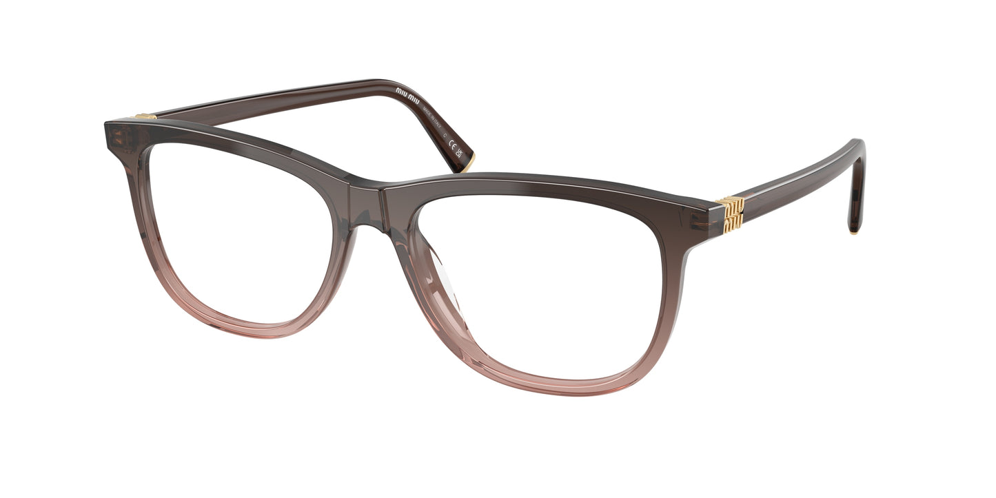 Miu Miu MU01WV Phantos Eyeglasses 25C1O1-Bordeaux Gradient 54-140-17 - Color Map Red