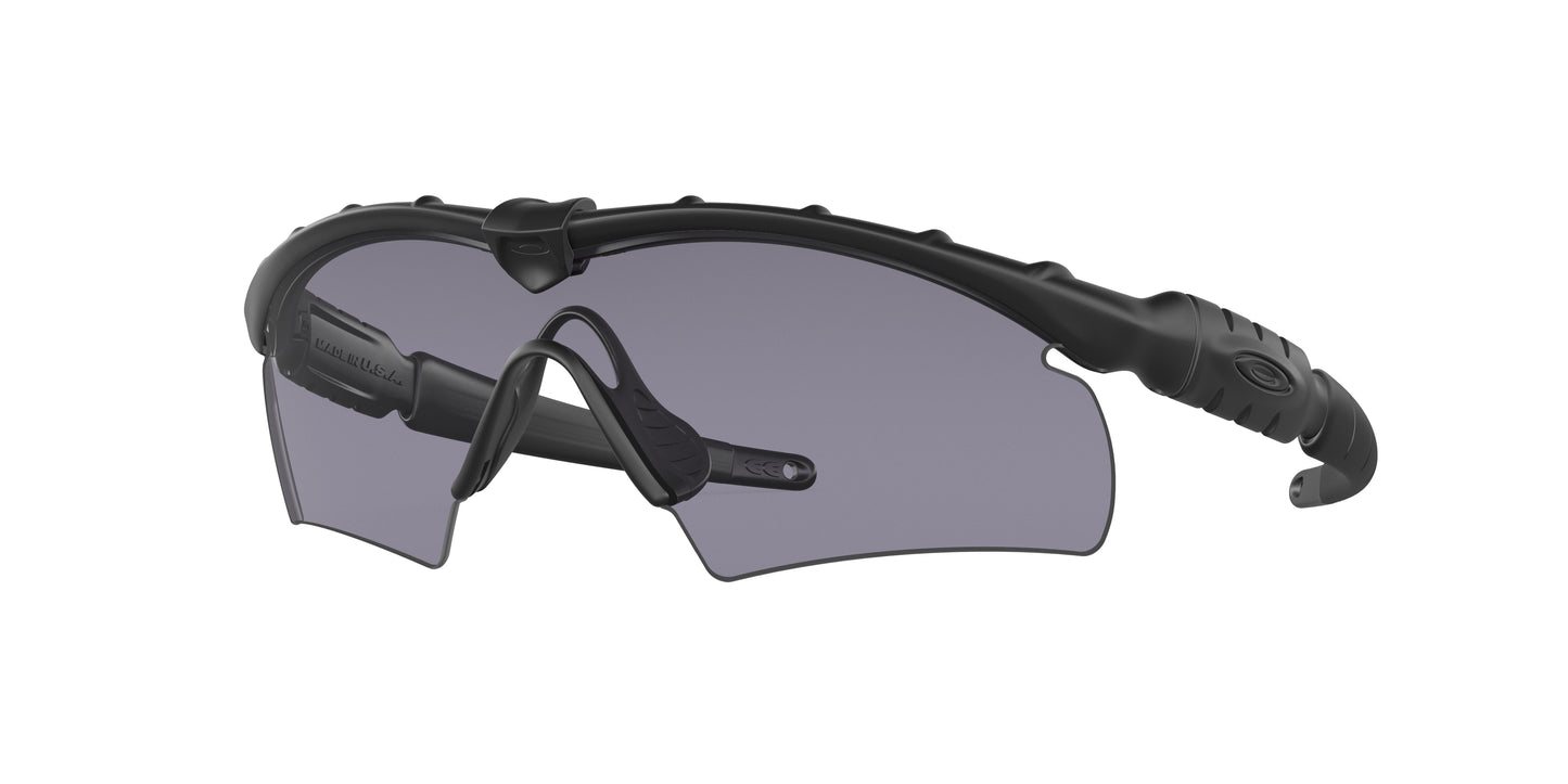Oakley M FRAME HYBRID S OO9061 Shield Sunglasses 11-142-Black 33-132-133 - Color Map Black