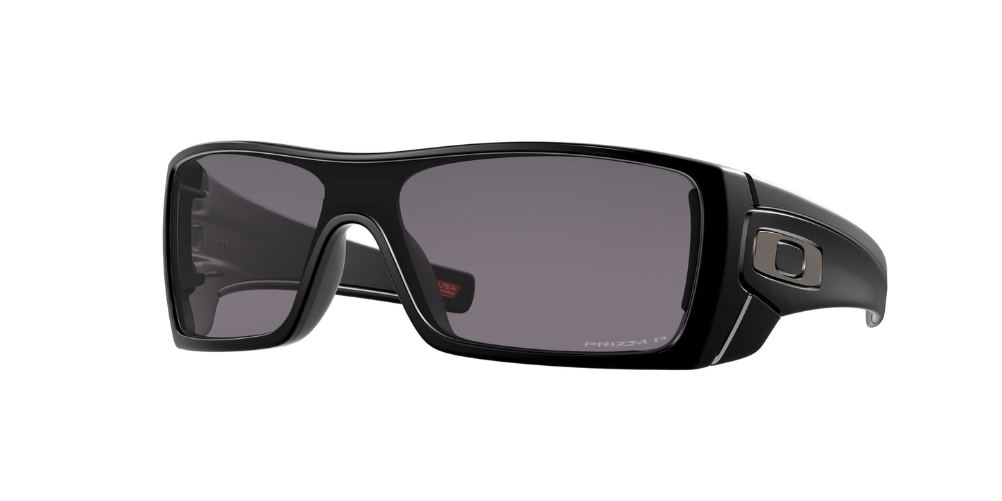 Oakley BATWOLF OO9101 Shield Sunglasses 910168-Matte Black 127-130-127 - Color Map Black