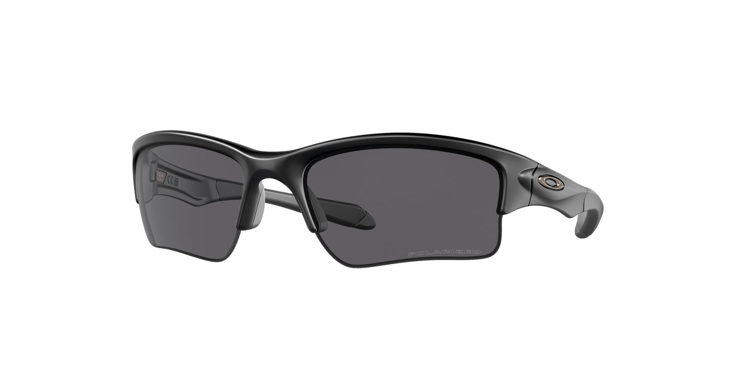 Oakley QUARTER JACKET OO9200 Rectangle Sunglasses 920007-Matte Black 61-122-11 - Color Map Black