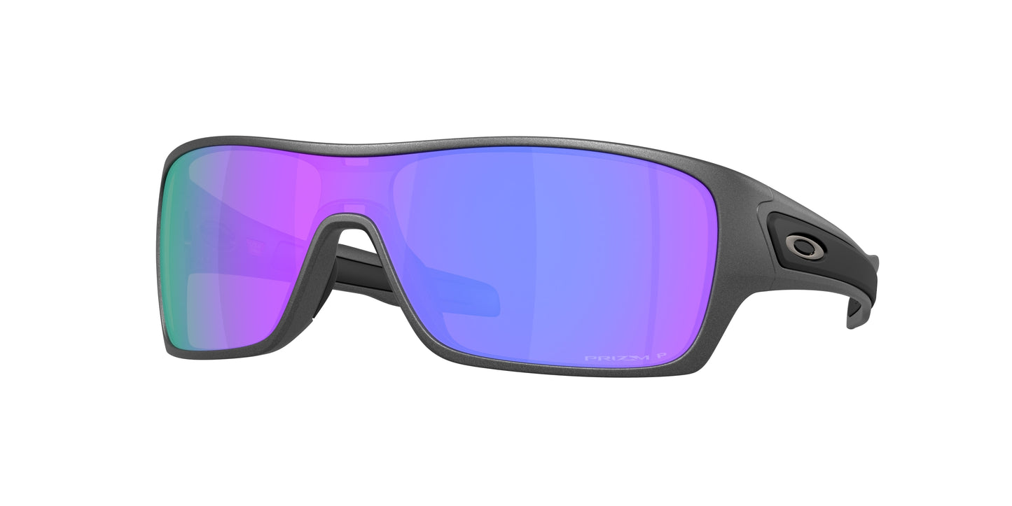 Oakley TURBINE ROTOR OO9307 Shield Sunglasses 930731-Matte Steel 32-132-132 - Color Map Grey