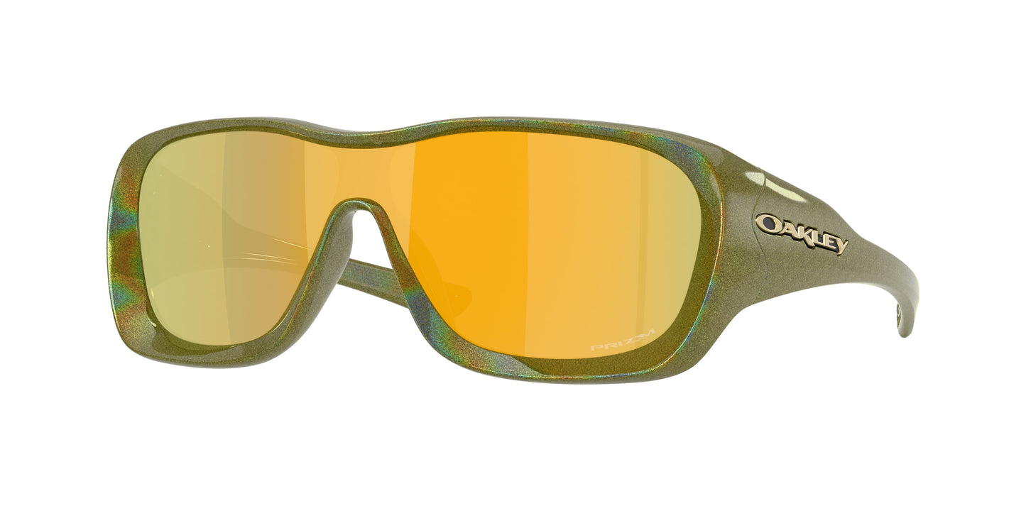 Oakley DE LA SALLE OO9493 Rectangle Sunglasses 949305-Fern Spacedust 30-140-130 - Color Map Green