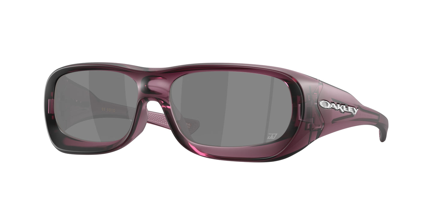 Oakley DE SOTO OO9494 Rectangle Sunglasses 949406-Matte Transparent Indigo 59-140-16 - Color Map Violet