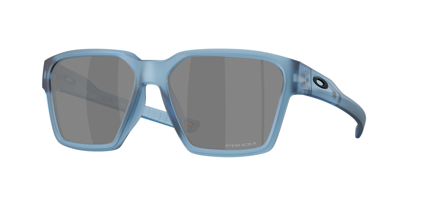 Oakley BRIZA OO9497 Square Sunglasses 949708-Matte Transparent Stonewash 58-140-16 - Color Map Blue