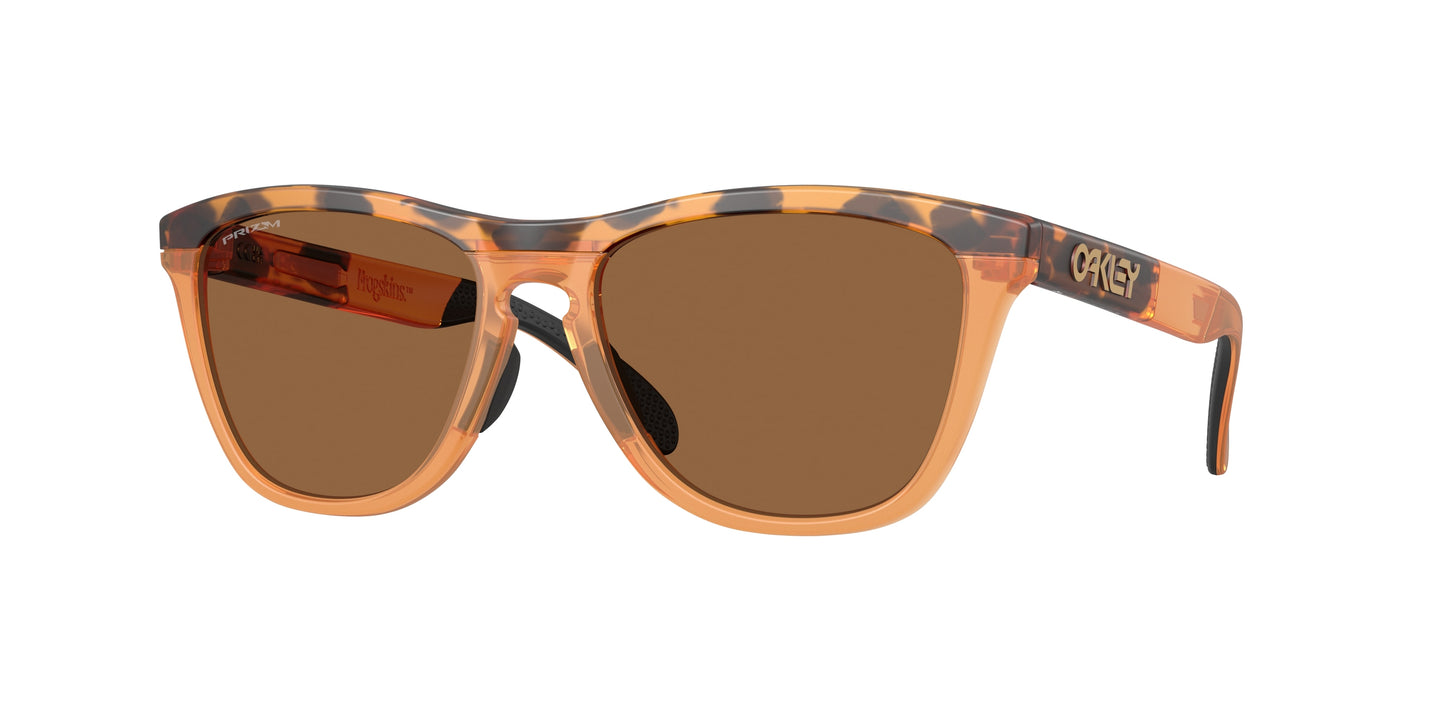 Oakley FROGSKINS RANGE XL A OO9503A Round Sunglasses 950308-Matte Tortoise Transparent Ginger 58-143-17 - Color Map Brown