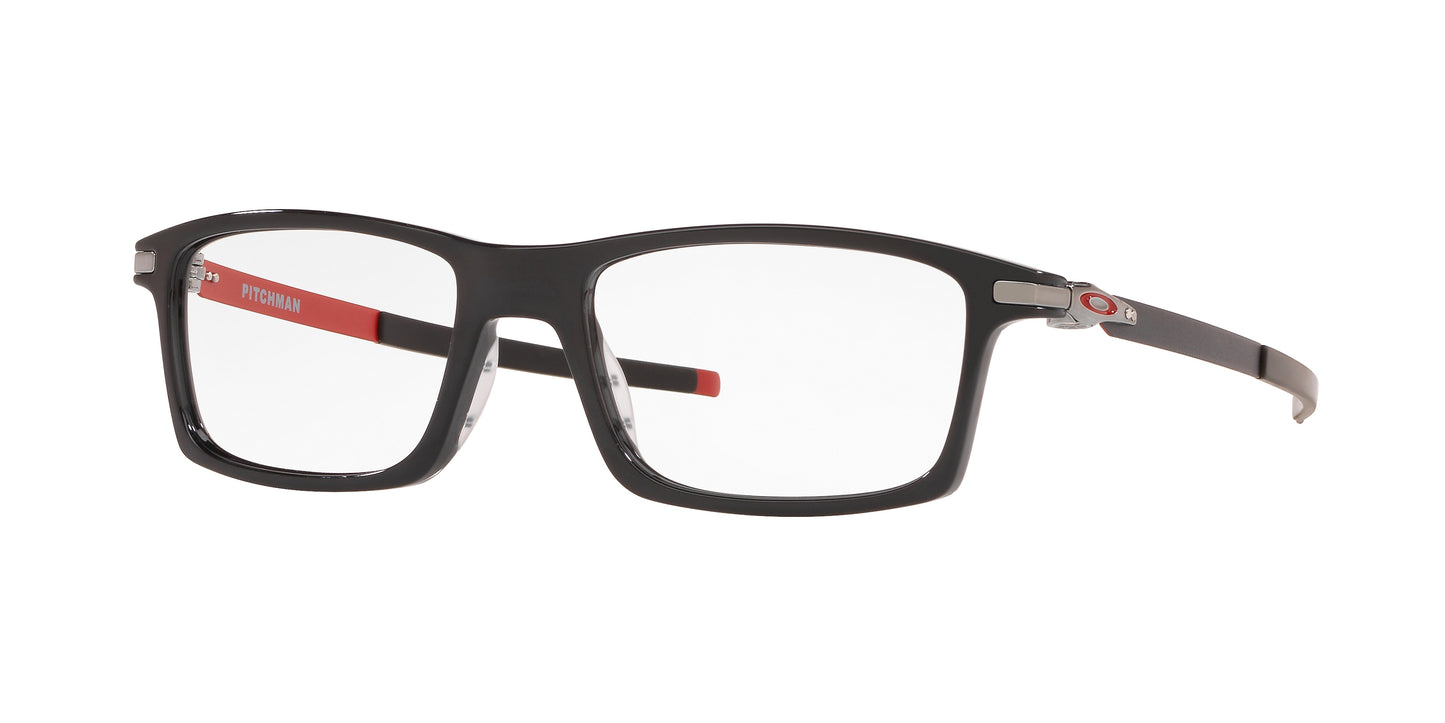 Oakley Optical PITCHMAN OX8050 Rectangle Eyeglasses 805015-Black Ink 55-140-18 - Color Map Black