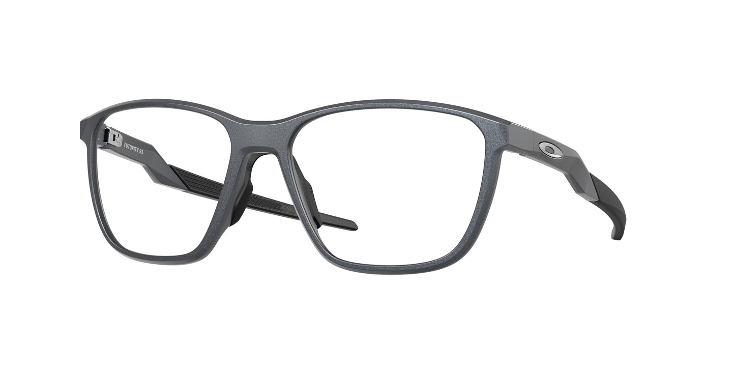 Oakley Optical FUTURITY RS OX8186 Square Eyeglasses 818604-Matte Blue Steel 56-139-16 - Color Map Black