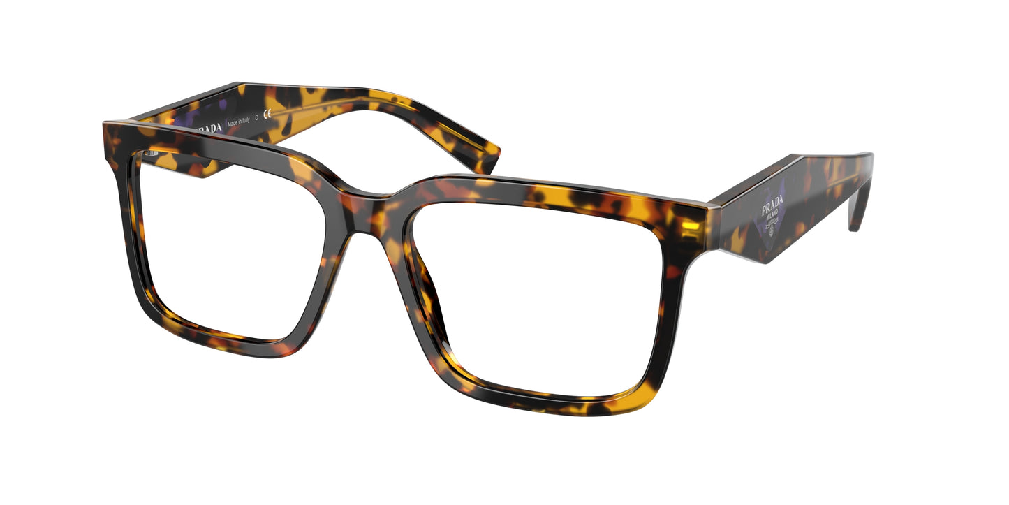 Prada PR10YV Pillow Eyeglasses VAU1O1-Honey Tortoise 54-140-17 - Color Map Tortoise