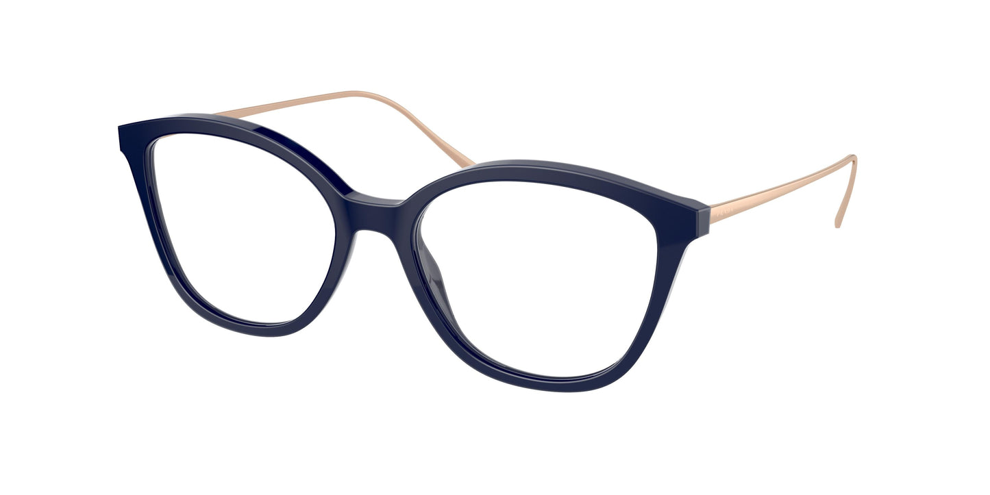 Prada CONCEPTUAL PR11VV Square Eyeglasses VY71O1-Baltic 53-140-17 - Color Map Blue