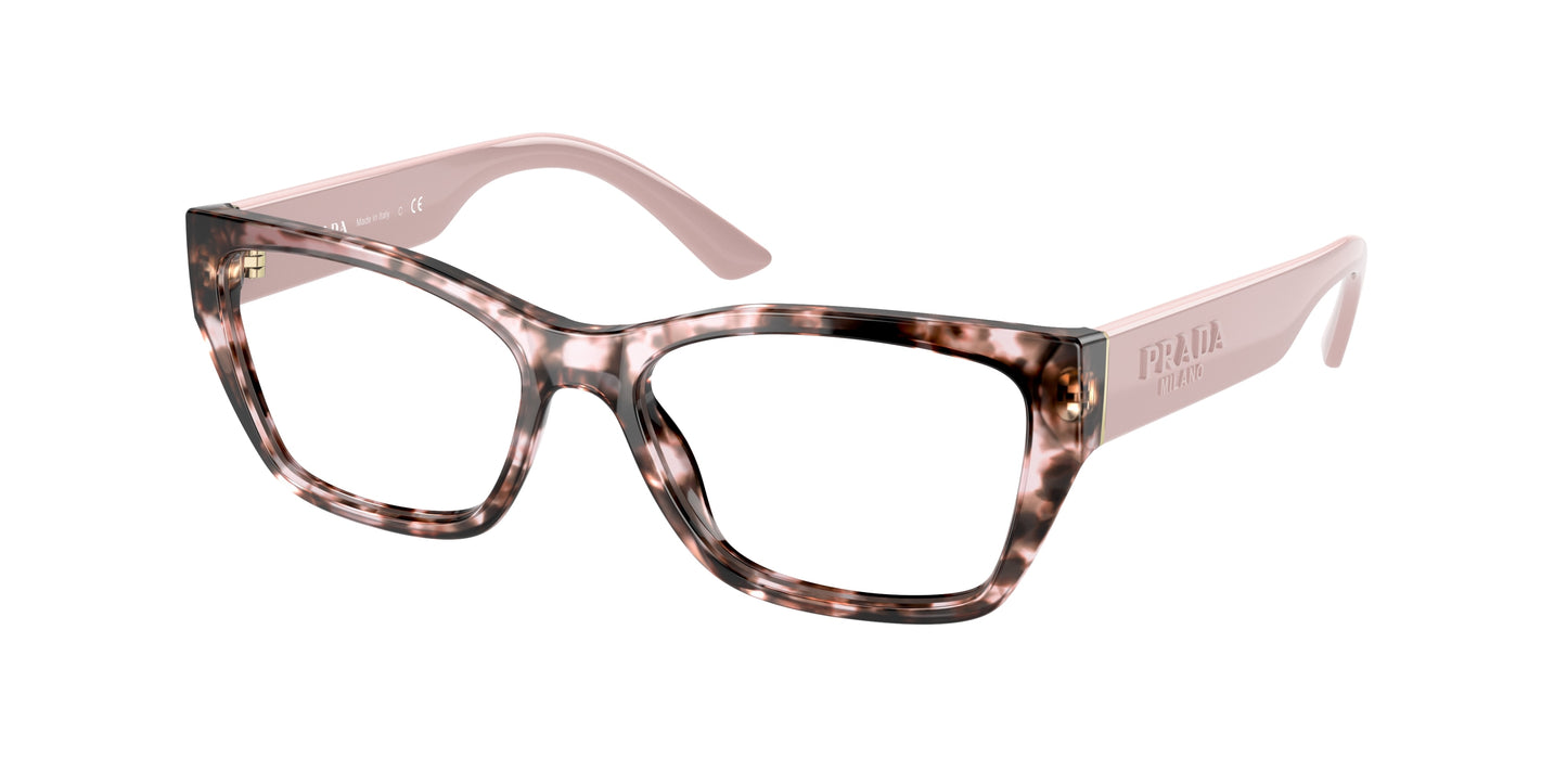 Prada PR11YV Irregular Eyeglasses ROJ1O1-Orchid Tortoise 54-140-16 - Color Map Tortoise