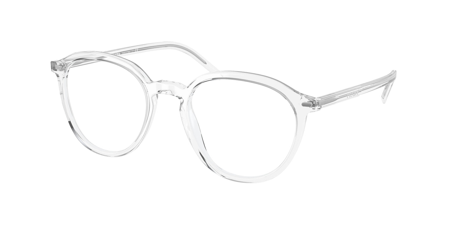 Prada PR12YVF Phantos Eyeglasses 2AZ1O1-Crystal 52-145-19 - Color Map Transparent