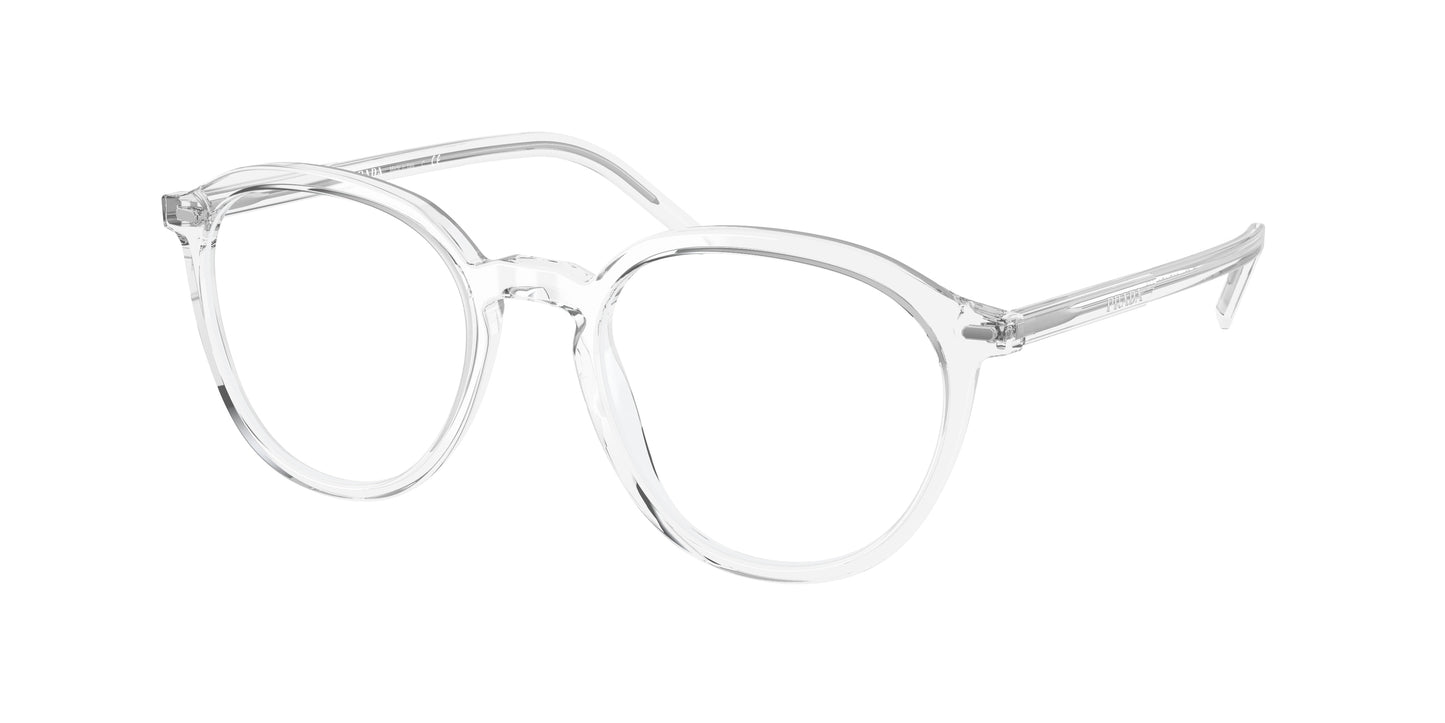 Prada PR12YV Phantos Eyeglasses 2AZ1O1-Crystal 51-145-20 - Color Map Transparent