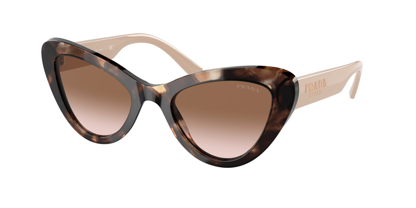Prada PR13YS Cat Eye Sunglasses 07R0A6-Havana 52-140-21 - Color Map Tortoise