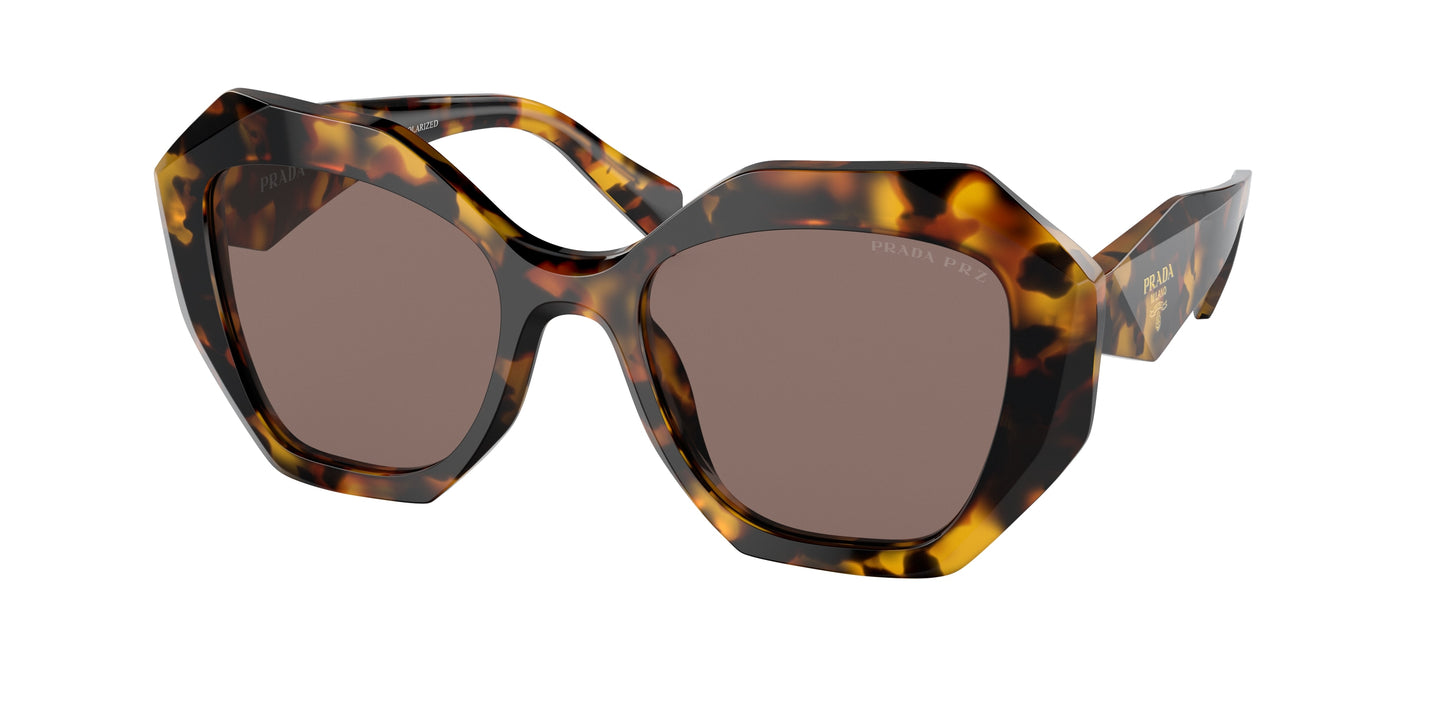 Prada PR16WSF Irregular Sunglasses VAU05C-Honey Tortoise 53-145-18 - Color Map Tortoise