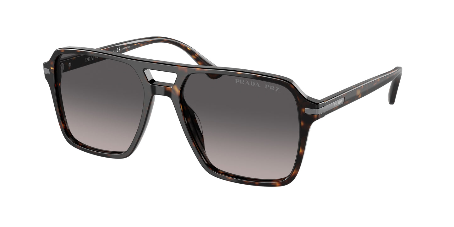 Prada PR20YS Pilot Sunglasses 2AU09G-Havana 55-150-17 - Color Map Tortoise