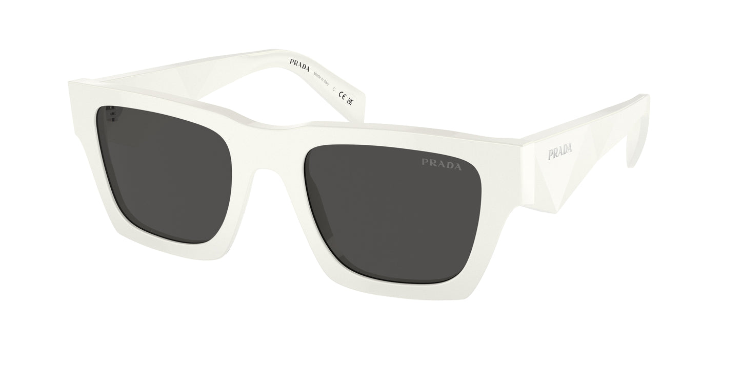 Prada PRA06SF Pillow Sunglasses 17K08Z-Talc 54-145-19 - Color Map White
