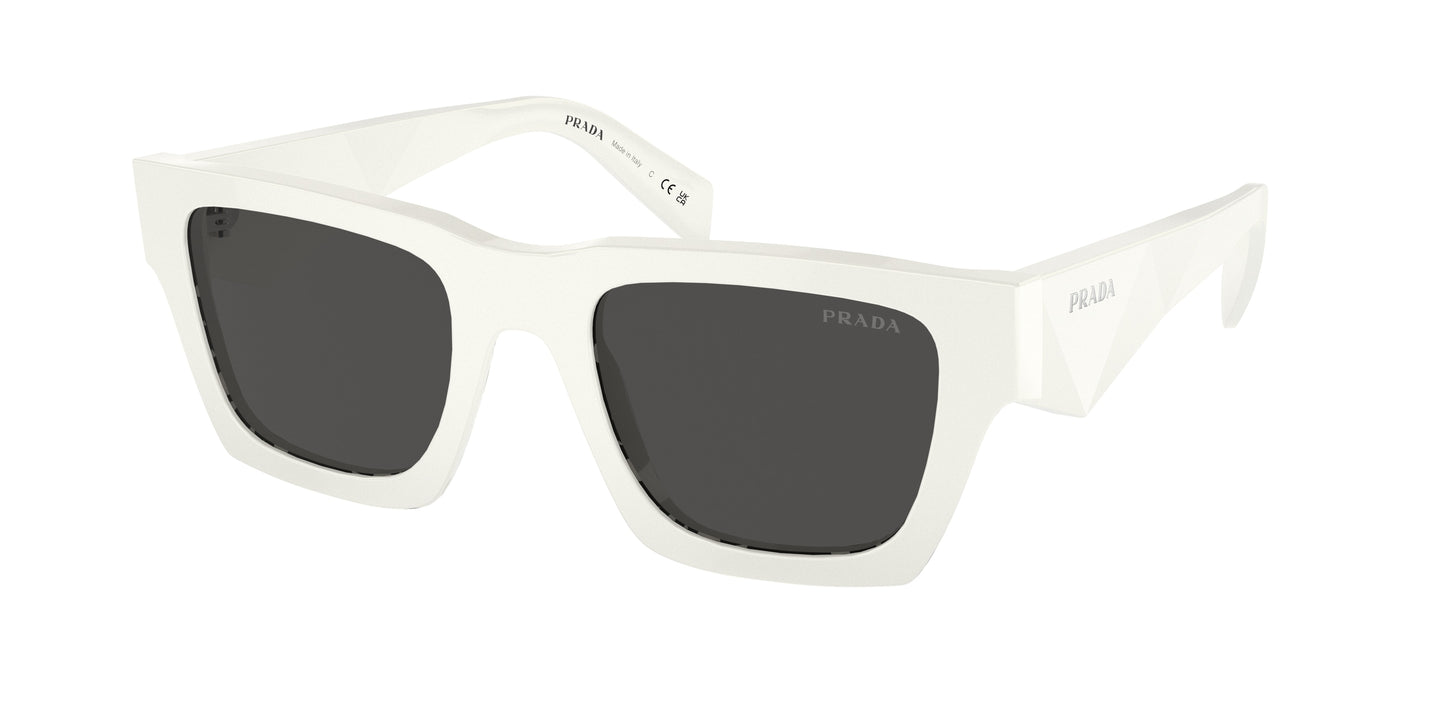 Prada PRA06S Pillow Sunglasses 17K08Z-Talc 50-145-21 - Color Map White