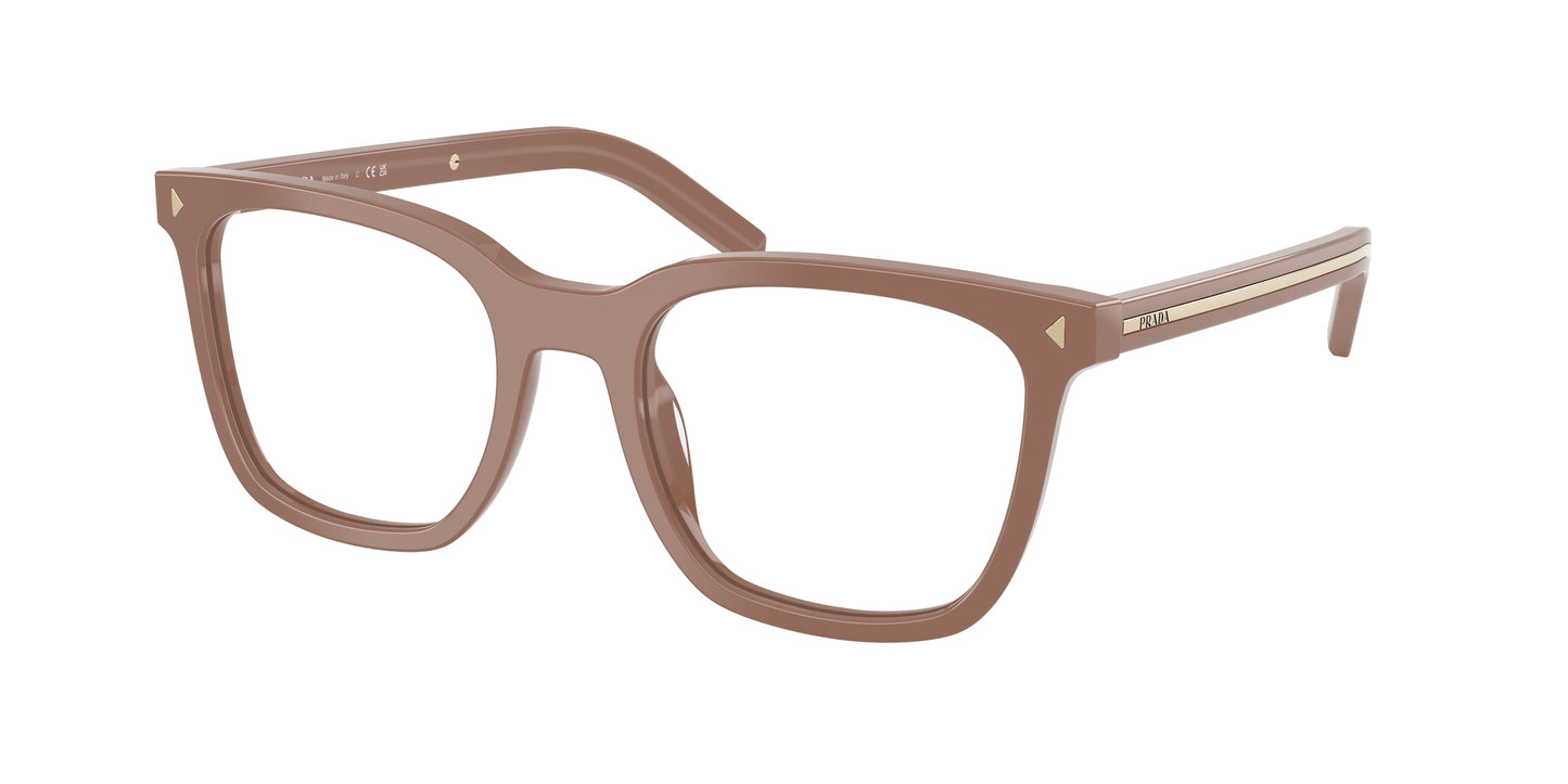 Prada PRB11VF Pillow Eyeglasses 28D1O1-Pecan 53-145-19 - Color Map Brown