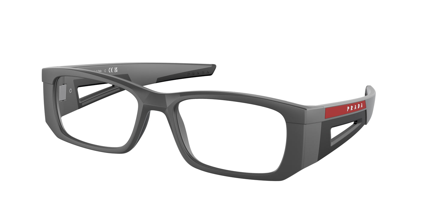 Prada Linea Rossa PS03PV Pillow Eyeglasses 11C1O1-Matte Grey 55-140-18 - Color Map Grey