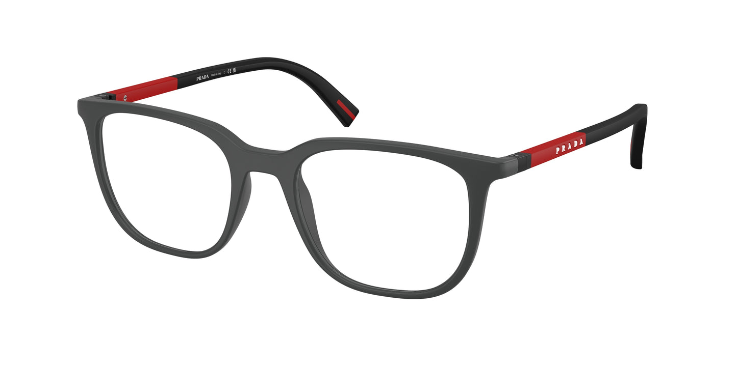 Prada Linea Rossa PS04RV Pillow Eyeglasses UFK1O1-Grey Rubber 50-145-19 - Color Map Grey