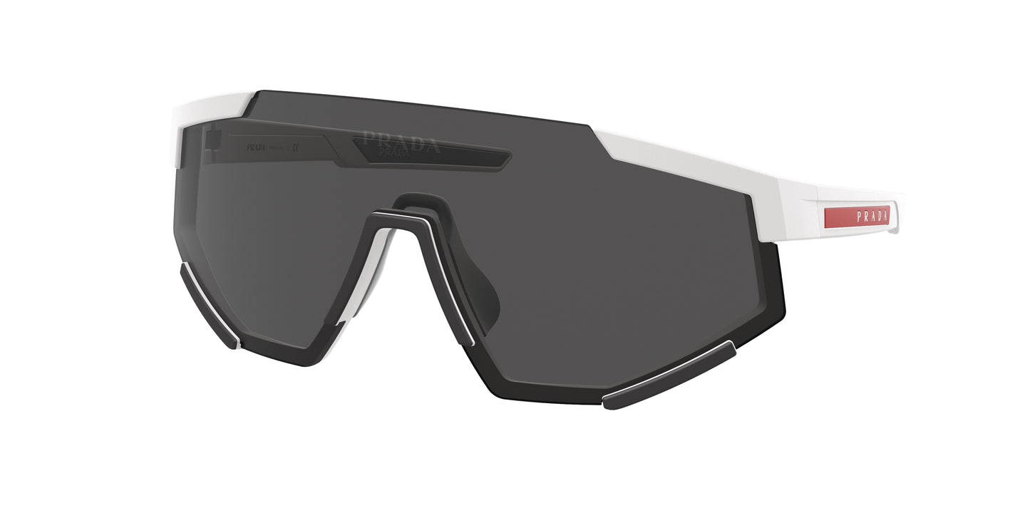 Prada Linea Rossa PS04WSF Pillow Sunglasses TWK06F-White Rubber 0-130-137 - Color Map White