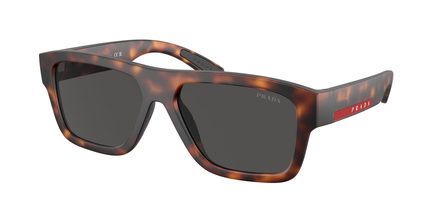 Prada Linea Rossa PS04ZS Square Sunglasses 17X06F- 56-145-16 - Color Map Tortoise