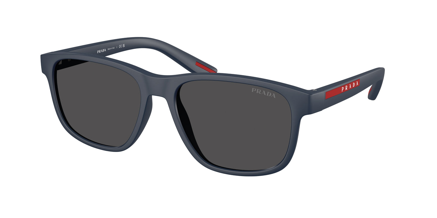 Prada Linea Rossa PS06YS Pillow Sunglasses TFY06F-Rubber Blue 56-145-17 - Color Map Blue