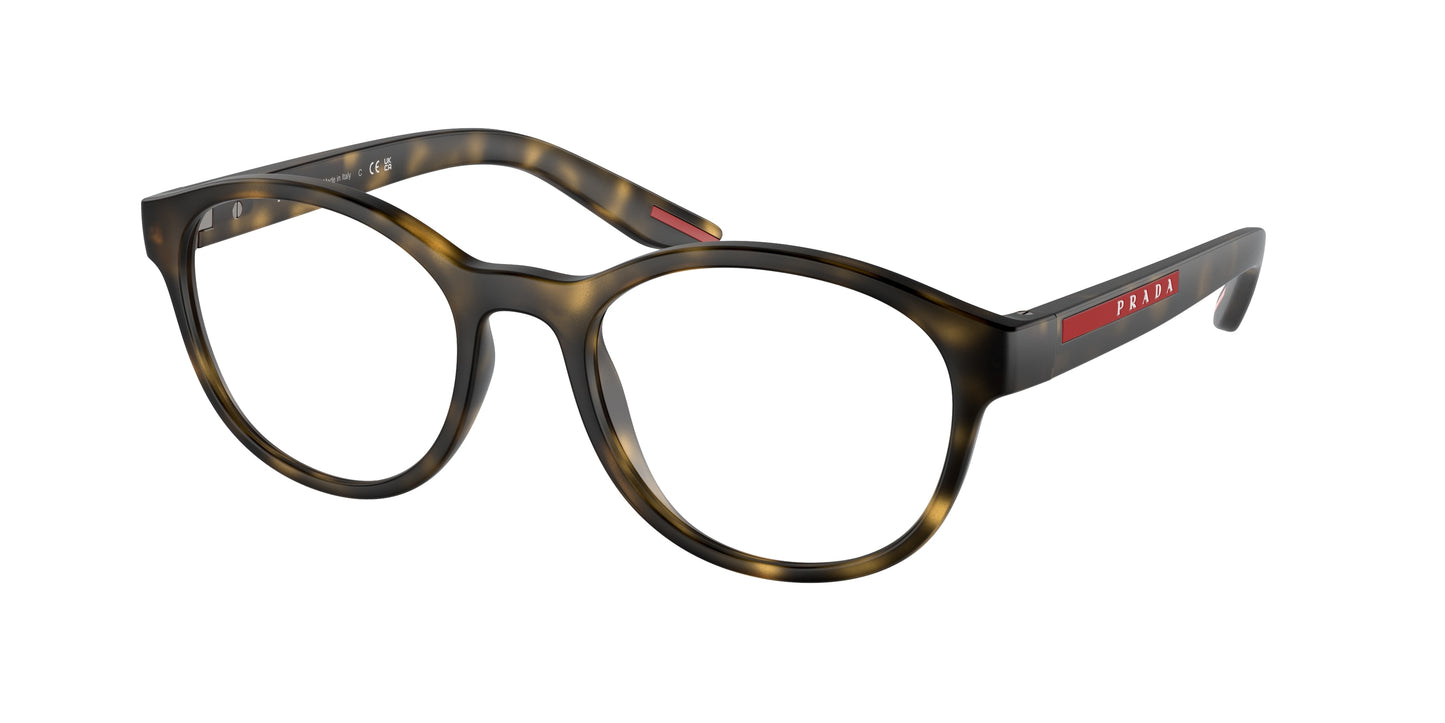 Prada Linea Rossa PS07PV Phantos Eyeglasses 5811O1-Havana Rubber 53-145-20 - Color Map Tortoise