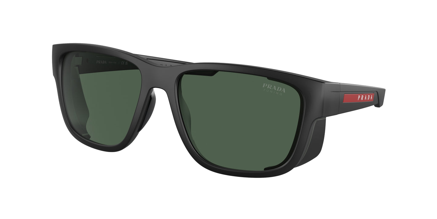 Prada Linea Rossa PS07WS Pillow Sunglasses 1BO06U-Matte Black 59-130-17 - Color Map Black