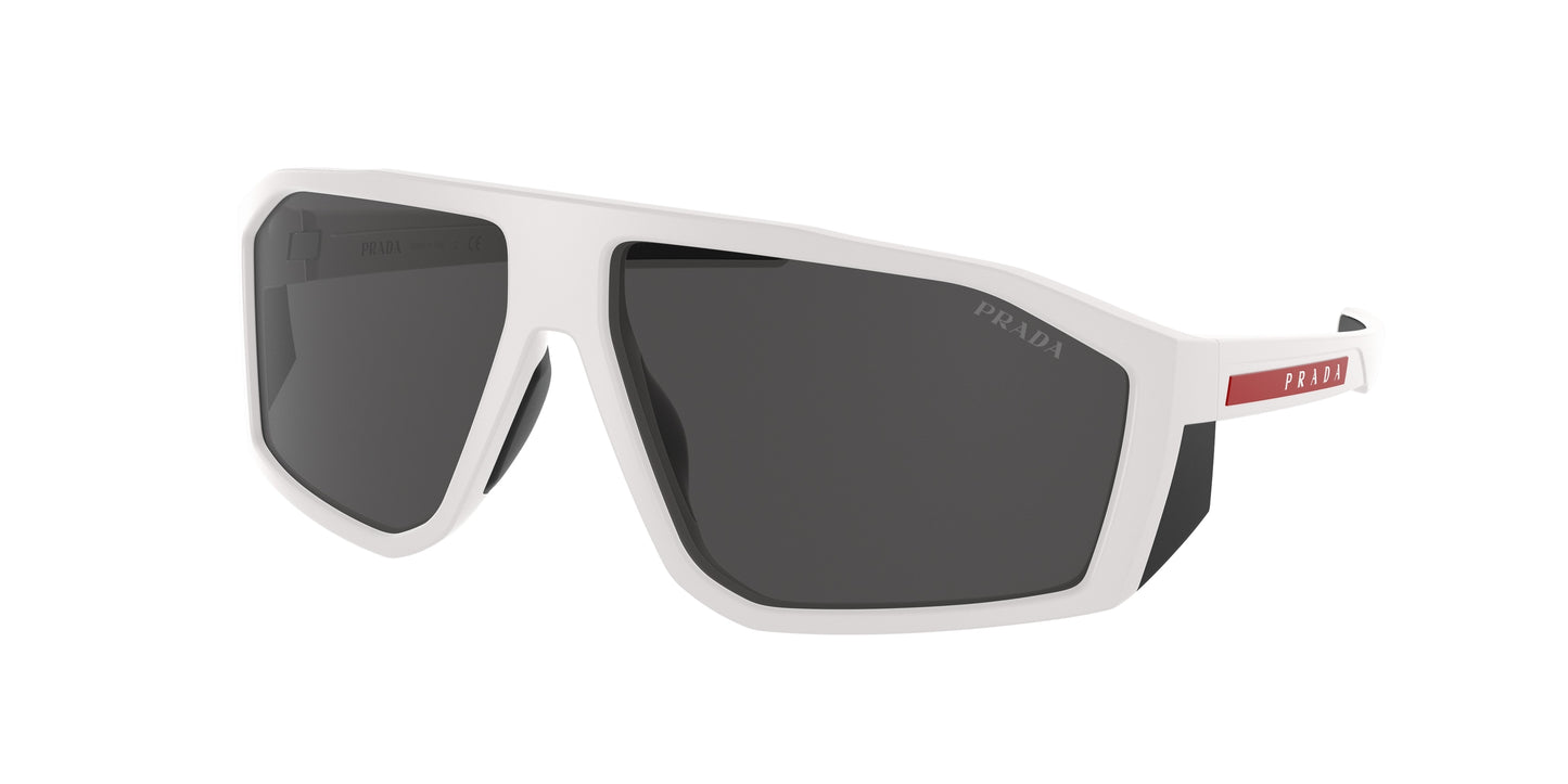 Prada Linea Rossa PS08WS Irregular Sunglasses AAI06F-Matte White 67-130-13 - Color Map White