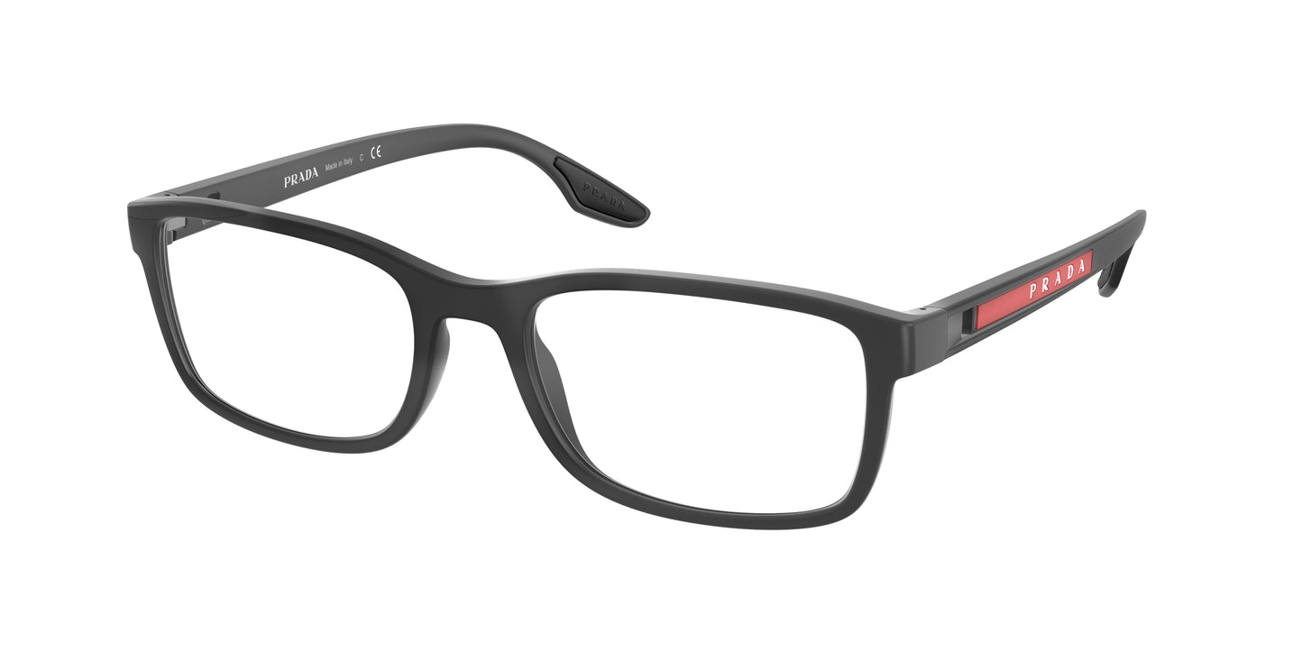 Prada Linea Rossa PS09OV Pillow Eyeglasses UFK1O1-Grey Rubber 55-145-19 - Color Map Grey