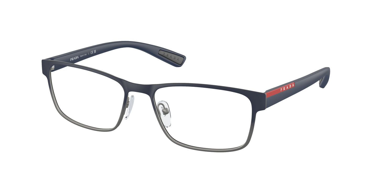 Prada Linea Rossa LIFESTYLE PS50GV Rectangle Eyeglasses U6T1O1-Blue Gradient 55-140-17 - Color Map Blue