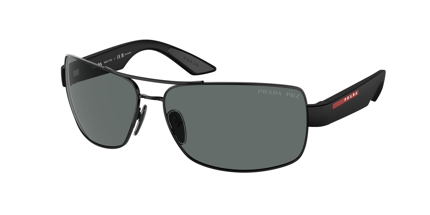Prada Linea Rossa PS50ZS Pillow Sunglasses 1AB02G-Black 65-135-14 - Color Map Black