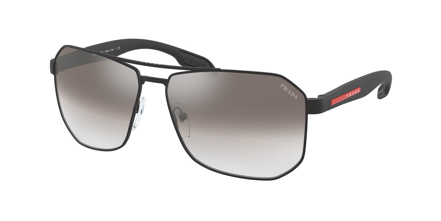 Prada Linea Rossa PS51VS Pillow Sunglasses 1BO5O0-Matte Black 62-140-14 - Color Map Black