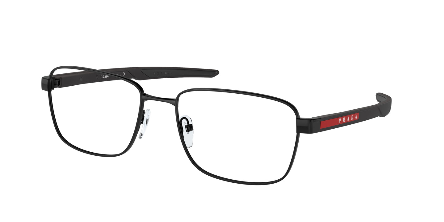 Prada Linea Rossa PS54OV Pillow Eyeglasses 1AB1O1-Black 57-140-18 - Color Map Black