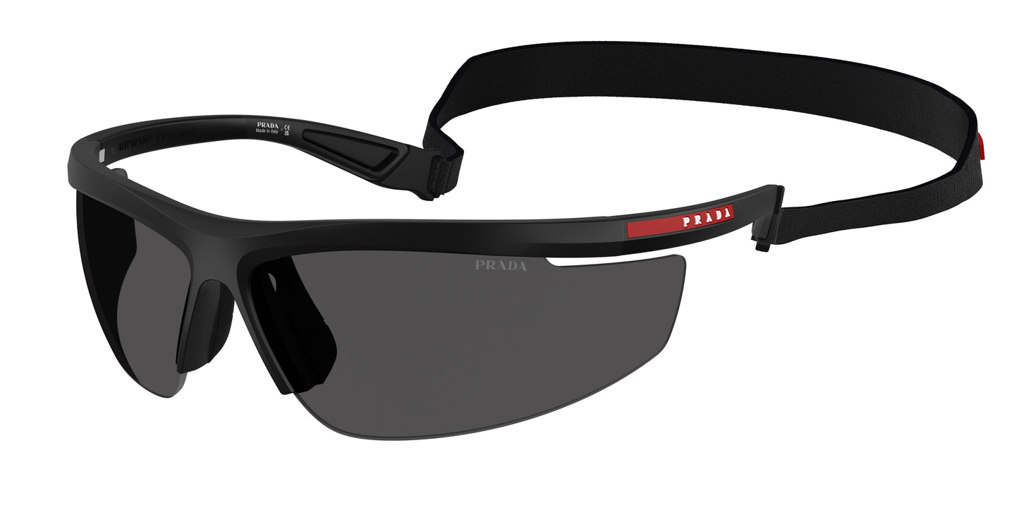 Prada Linea Rossa PSA02S Pillow Sunglasses 1BO5S0-Nero Opaco 0-130-10 - Color Map Black