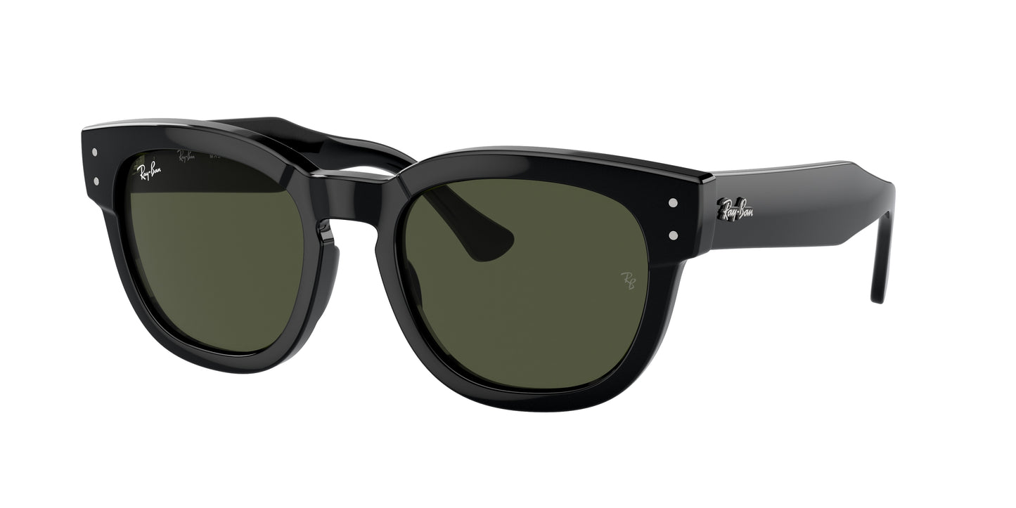 Ray-Ban MEGA HAWKEYE RB0298SF Square Sunglasses 901/31-Black 53-145-21 - Color Map Black